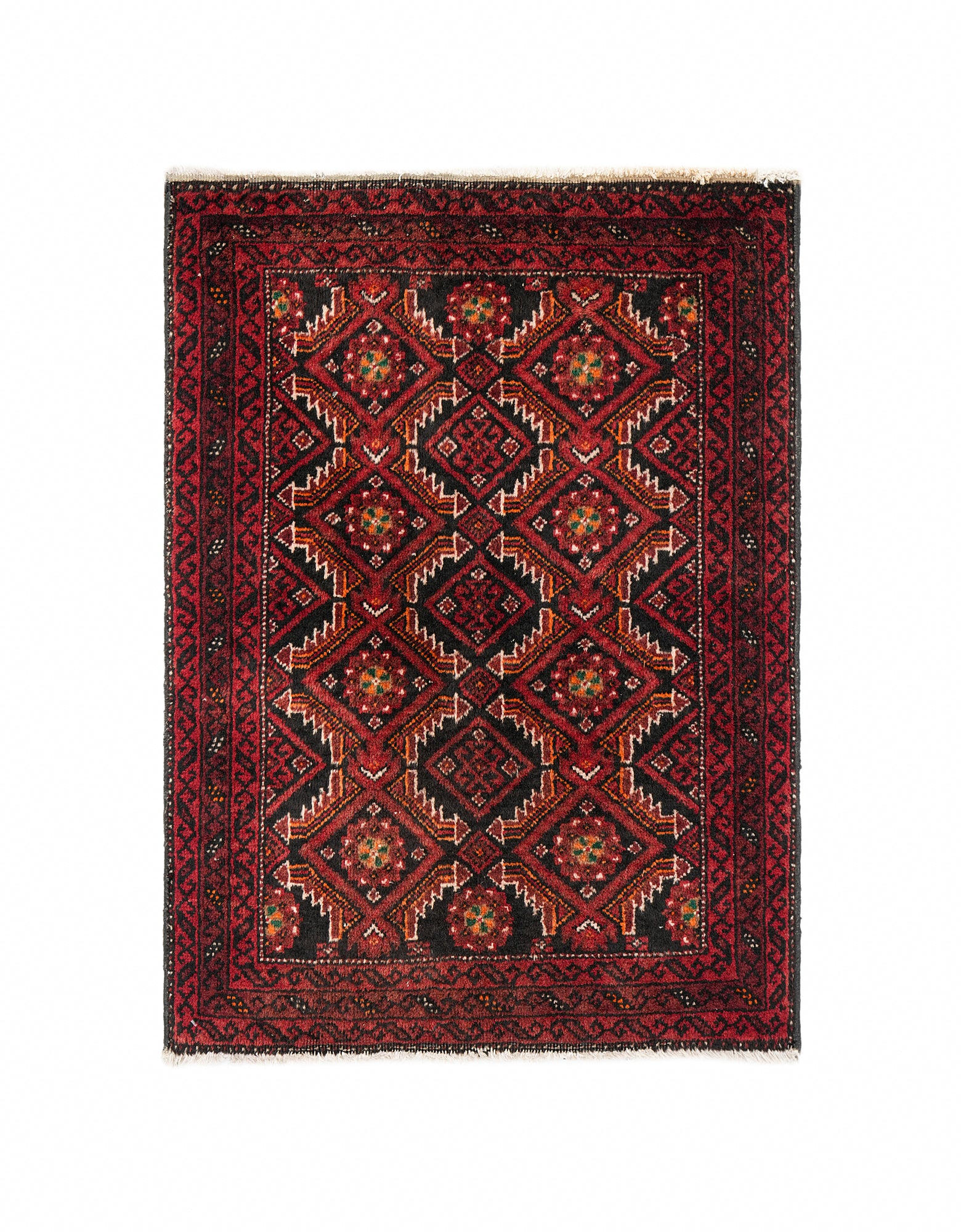 Vintage Baloch Rug 2'10" x 2'2"