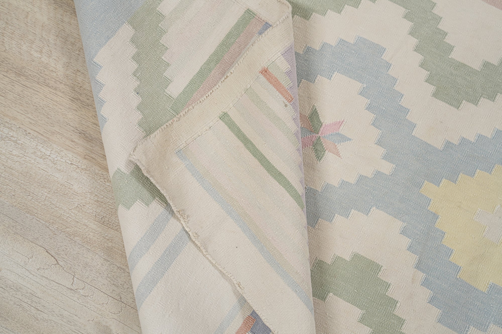 Vintage Indian Dhurrie 5'1"x 4'