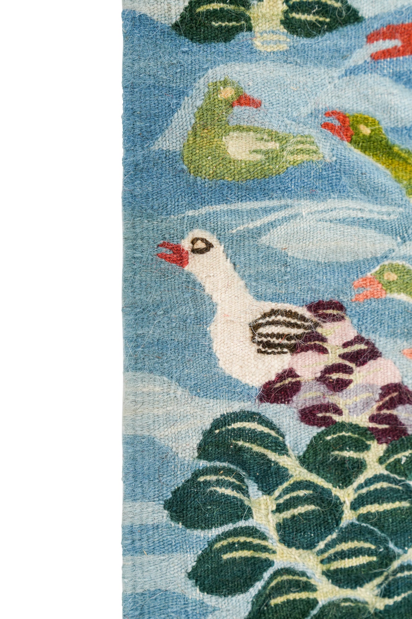 Vintage Egyptian Harrania Tapestry 1'4" x 1'1"