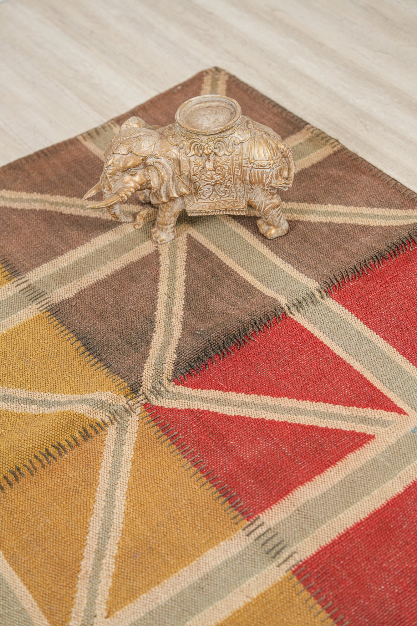 Vintage Scandanavian Kilim 4' x 3'8"