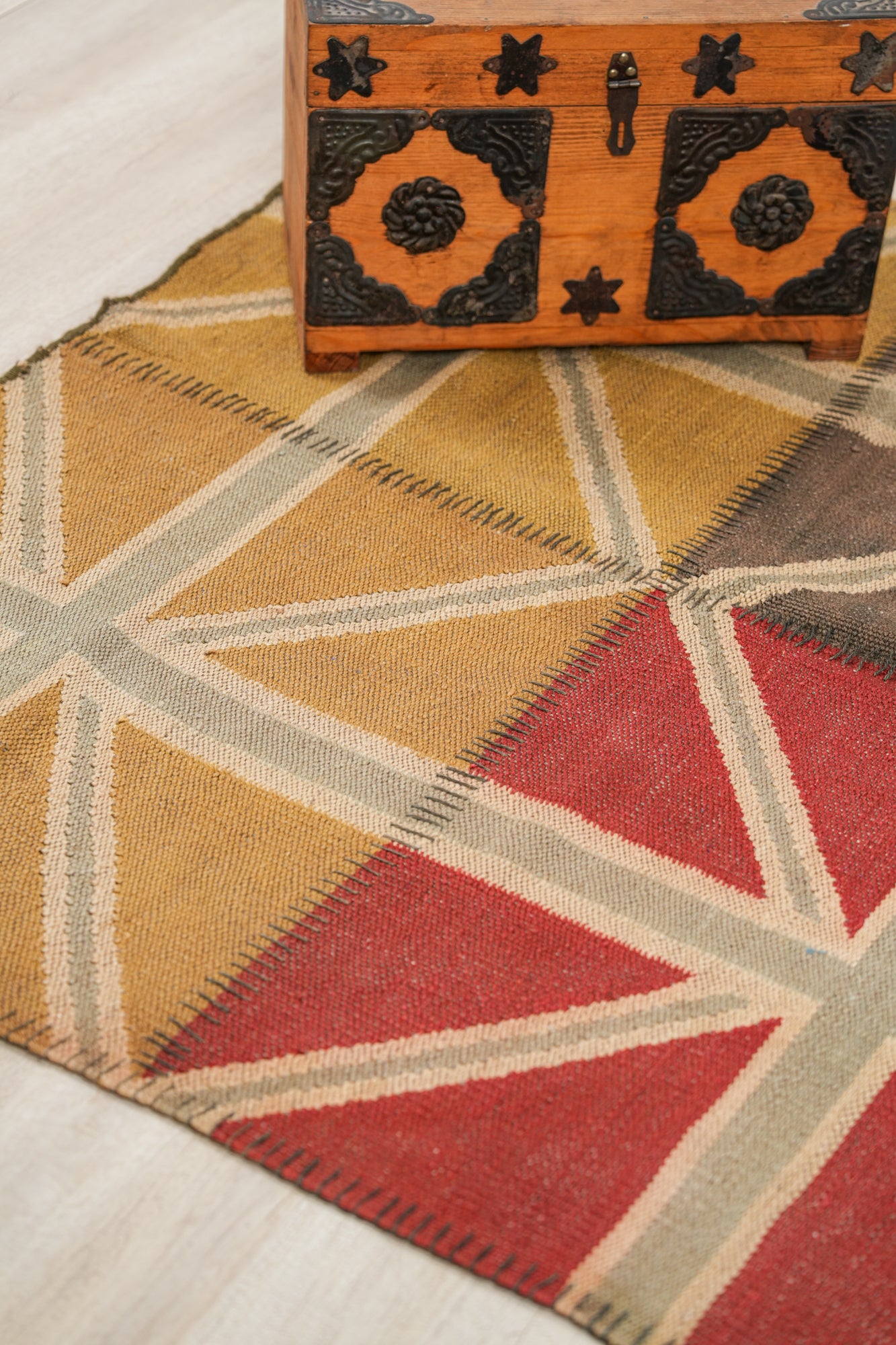 Vintage Scandanavian Kilim 4' x 3'8"