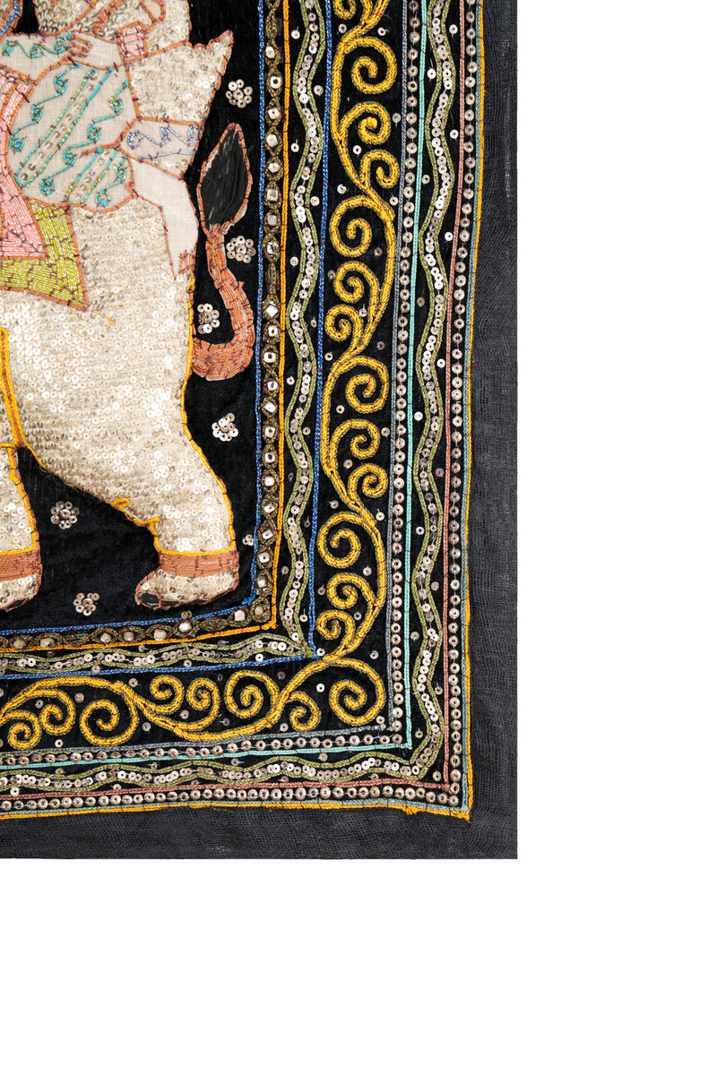 Vintage kalaga Tapestry 4'6" x 2'4" (royal cart)