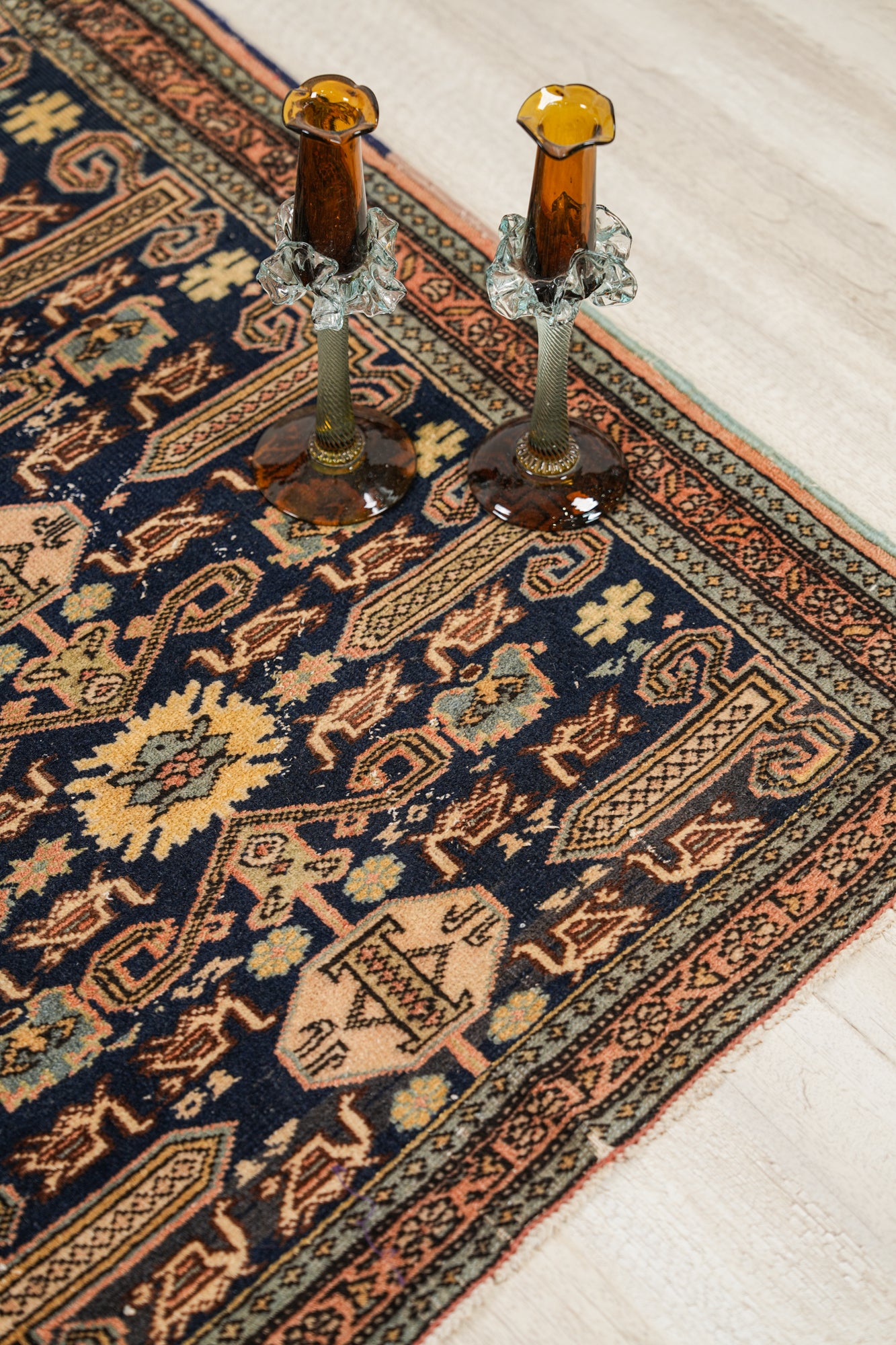 Antique Caucasian Perpedil Shirvan 3'4"x 2'7"