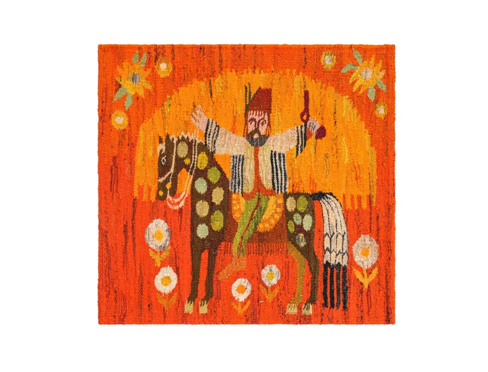 Vintage Polish Tapestry 2'4" x 2'2"