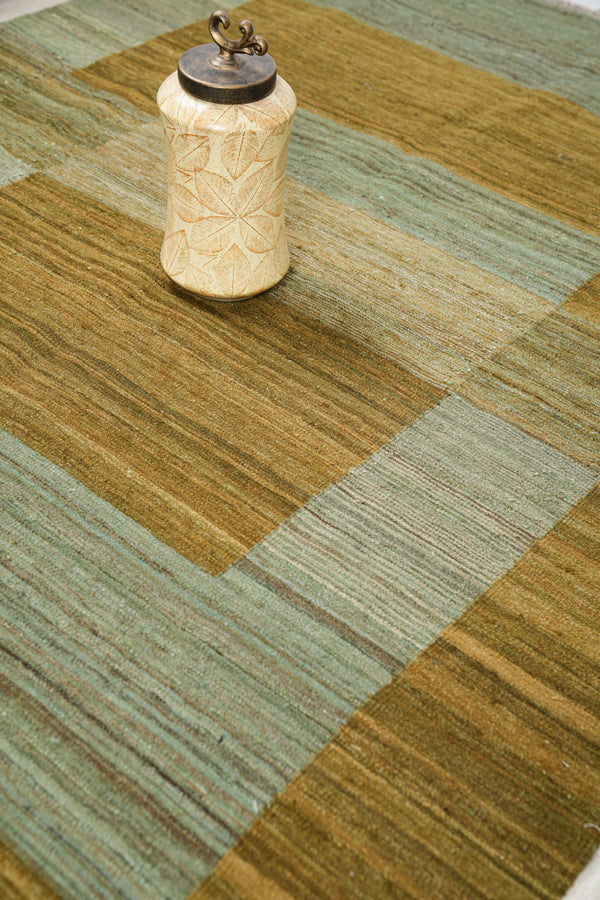 Contemporary kilim rug 7'10" x 5'9" (art deco)