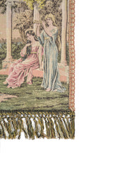 Vintage european loom Tapestry 4'6" x 1'7" (the dance)