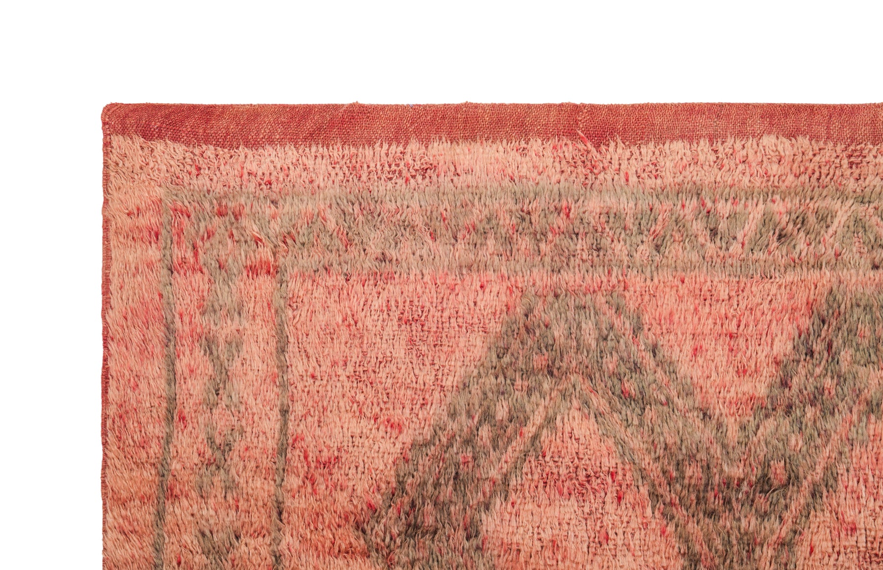 Vintage Moroccan High Atlas Rug 8'7" x 6'2"