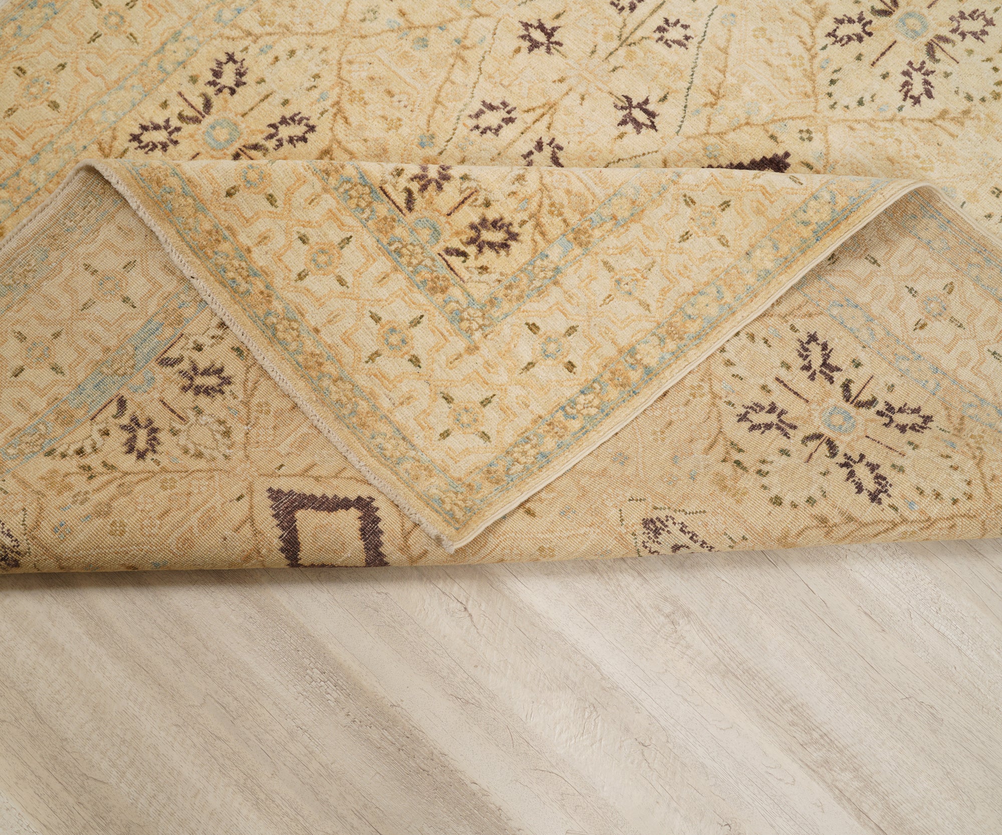 modern afghan jalili rug 8'1" x 5'7"
