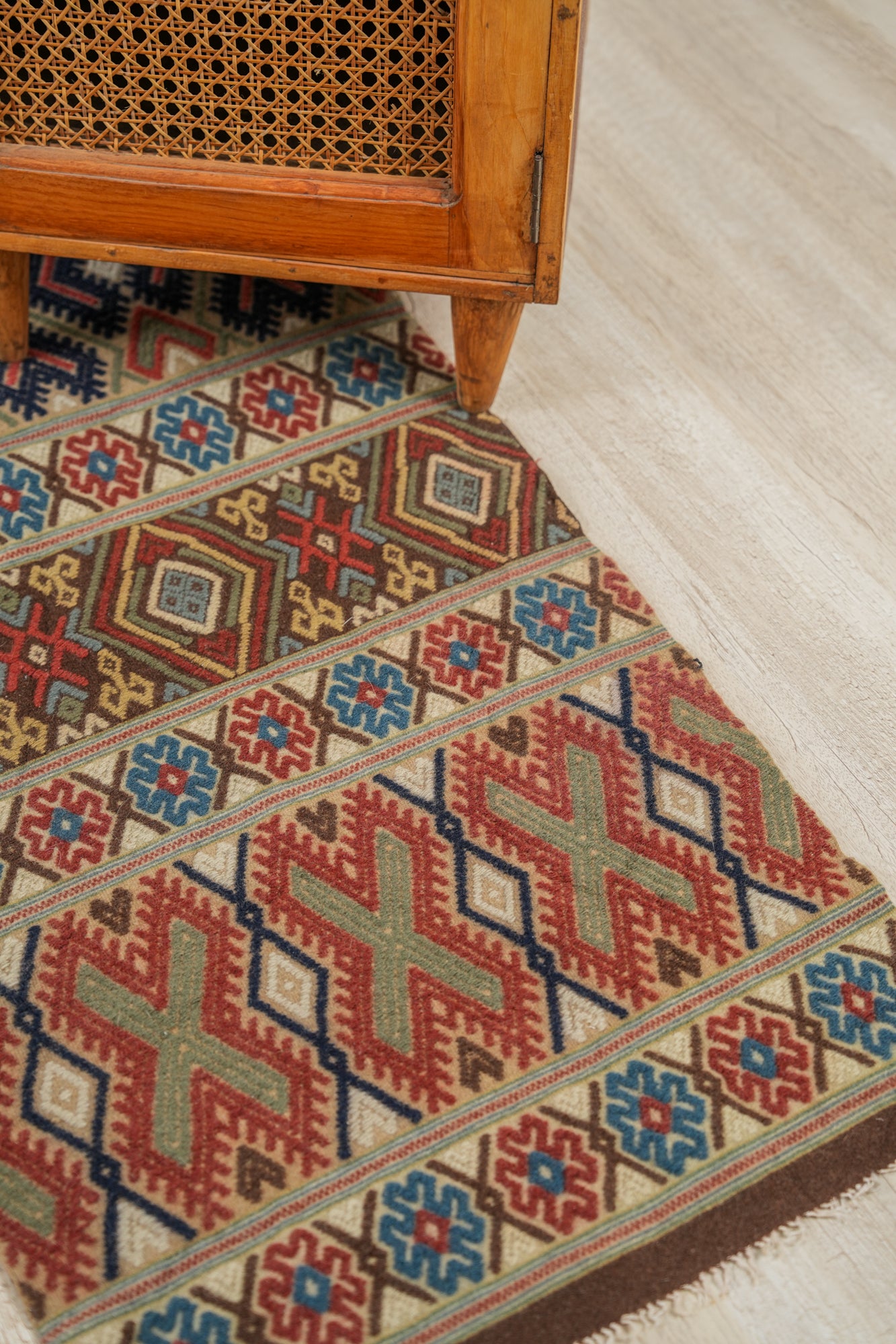 Vintage Swedish Textile 5'5" x 1'8"