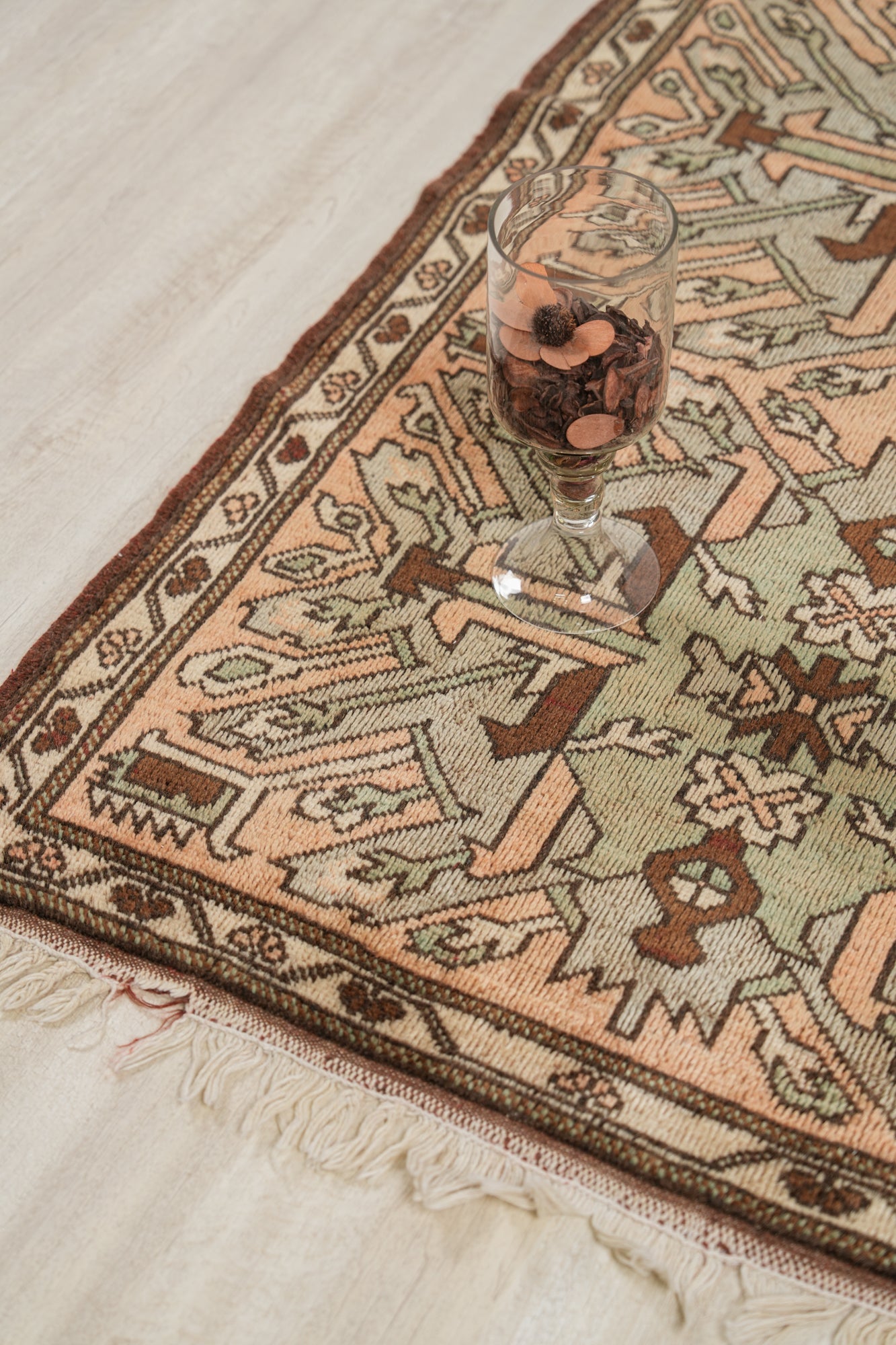 Vintage Turkish Rug 6'1" x 3'3"