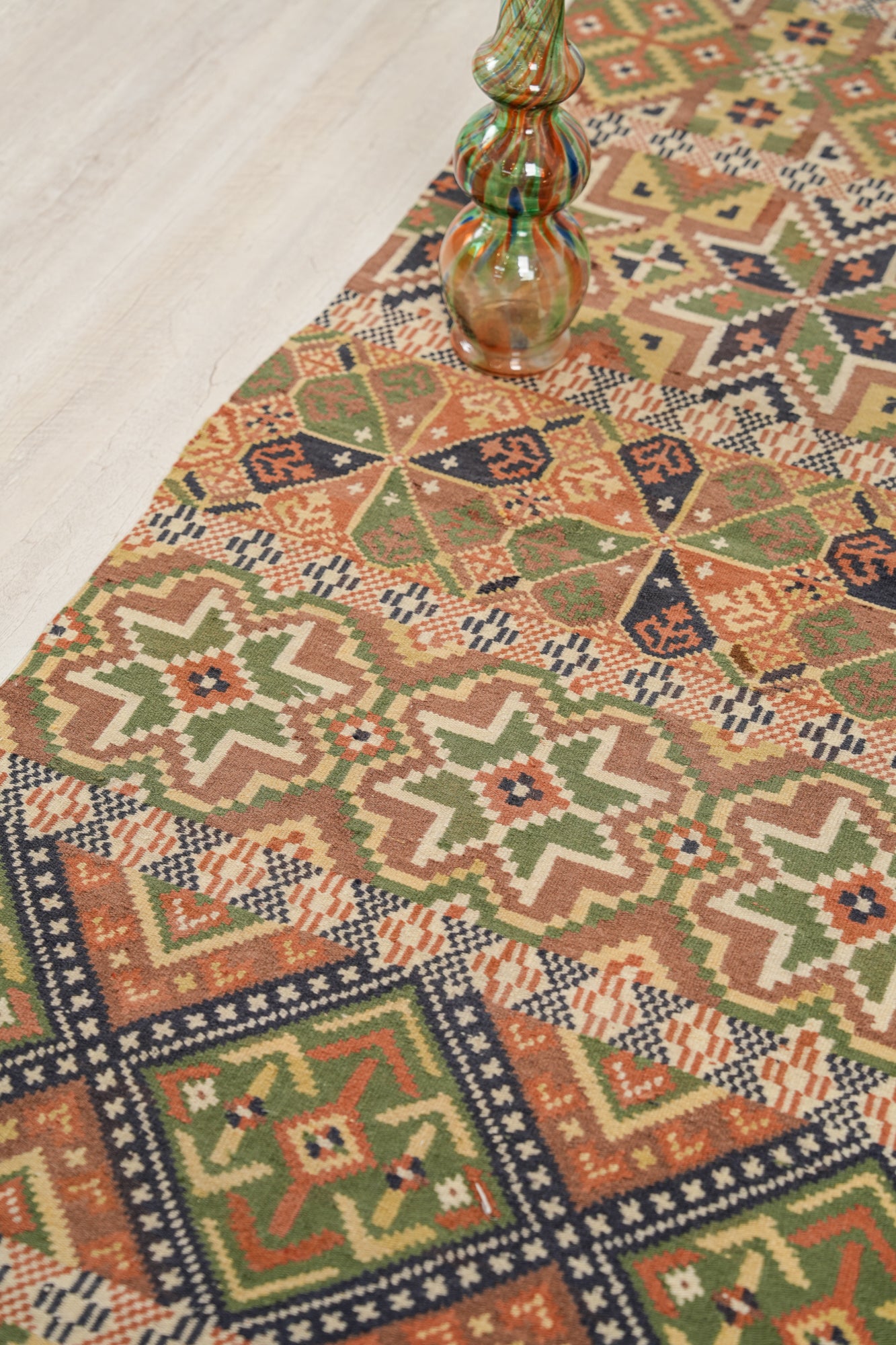 Vintage Swedish Textile 6'10" x 2'4"