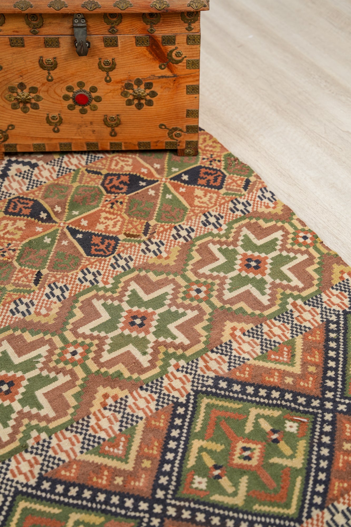 Vintage Swedish Textile 6'10" x 2'4"