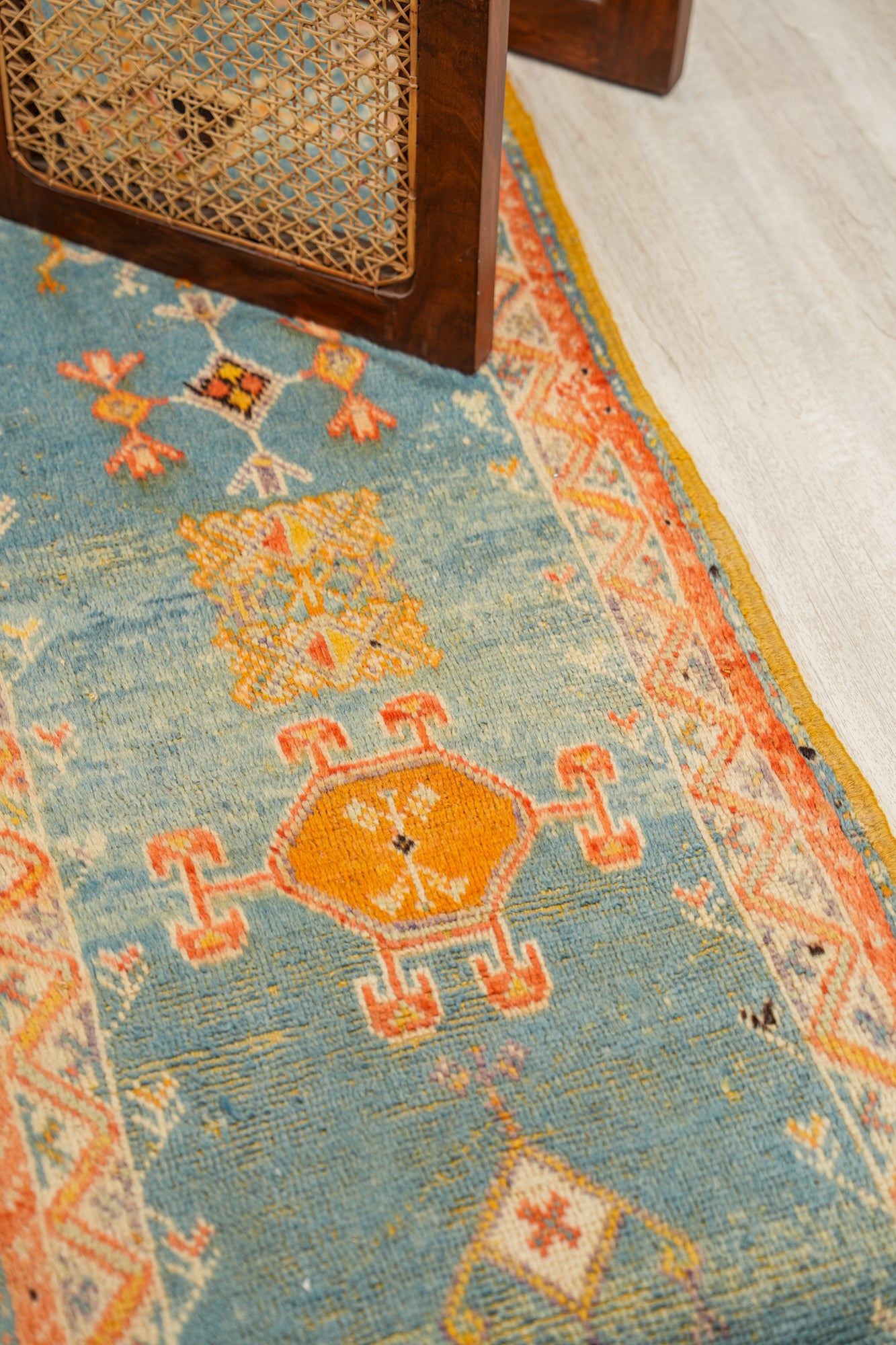 Vintage Moroccan Runner Rug 8'10" x 2'