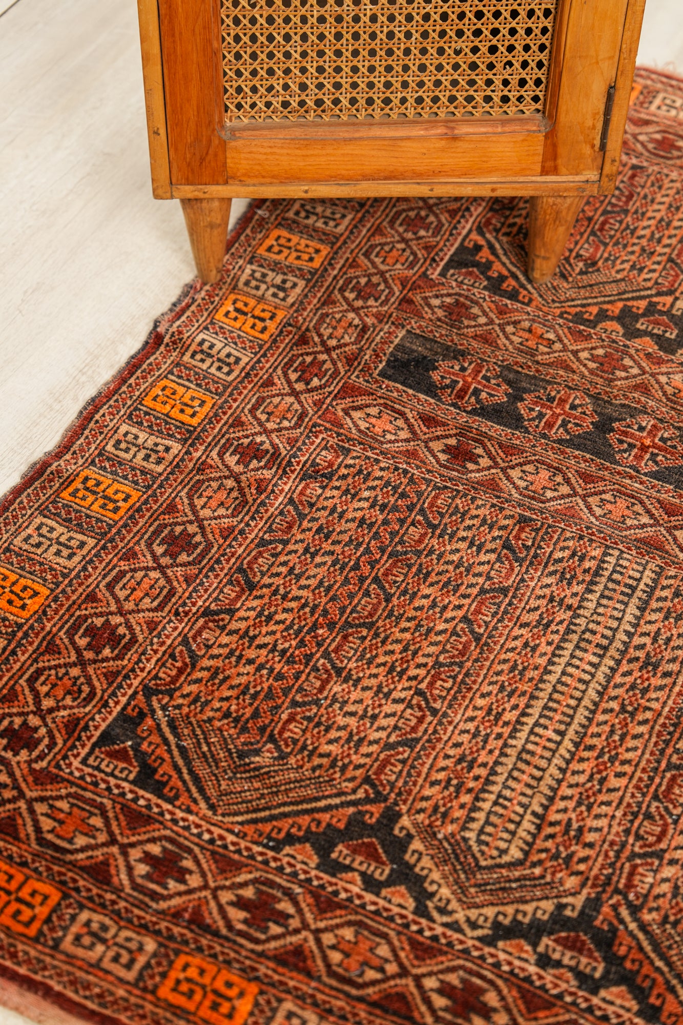 Vintage Balouch Rug 4'3" x 3'3"