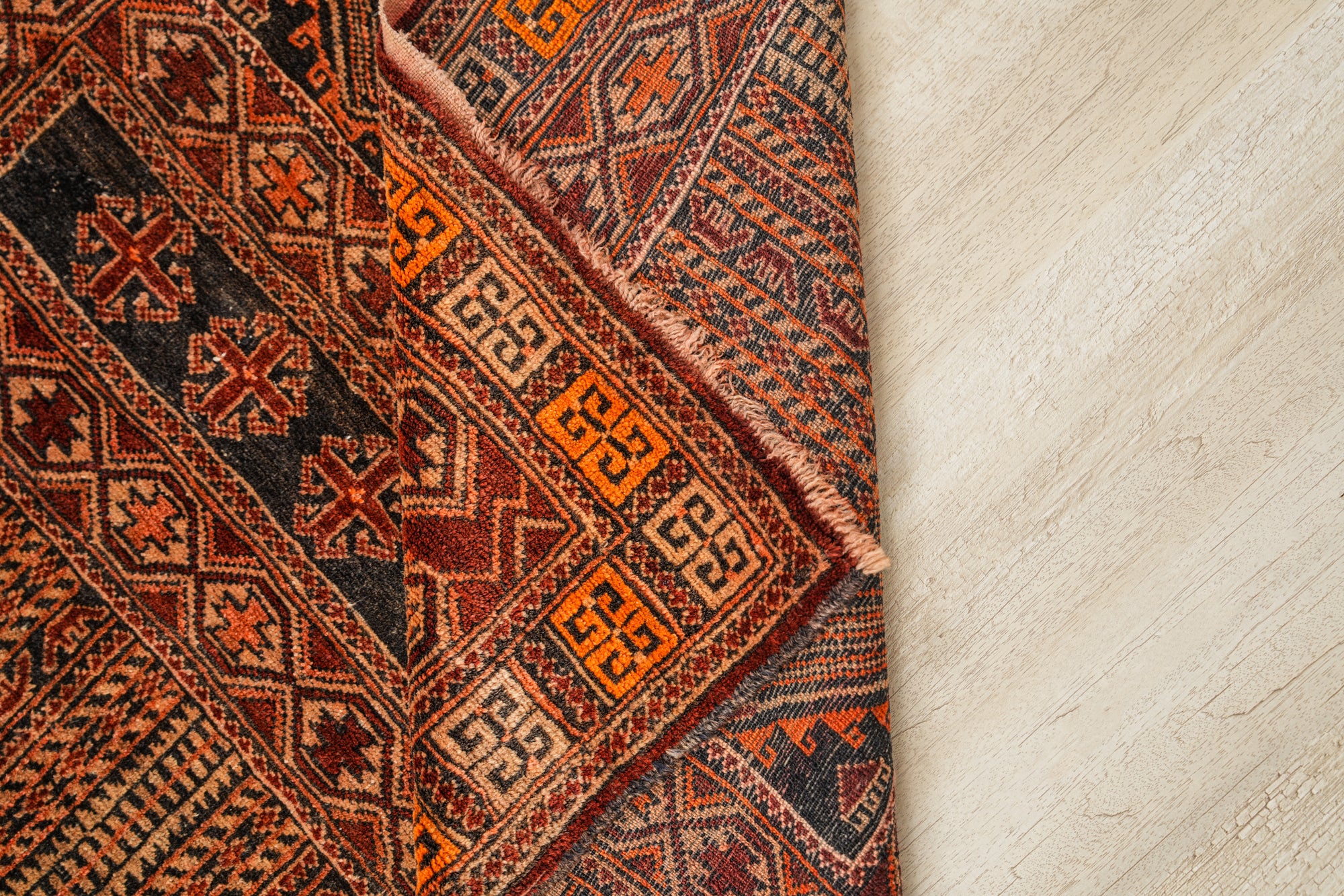 Vintage Balouch Rug 4'3" x 3'3"