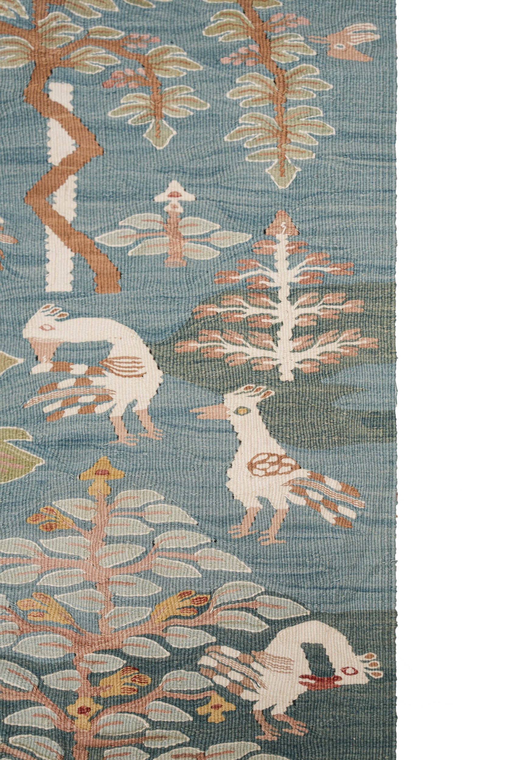 Vintage Egyptian Wissa Wassef Tapestry 1'8" x 1'3"