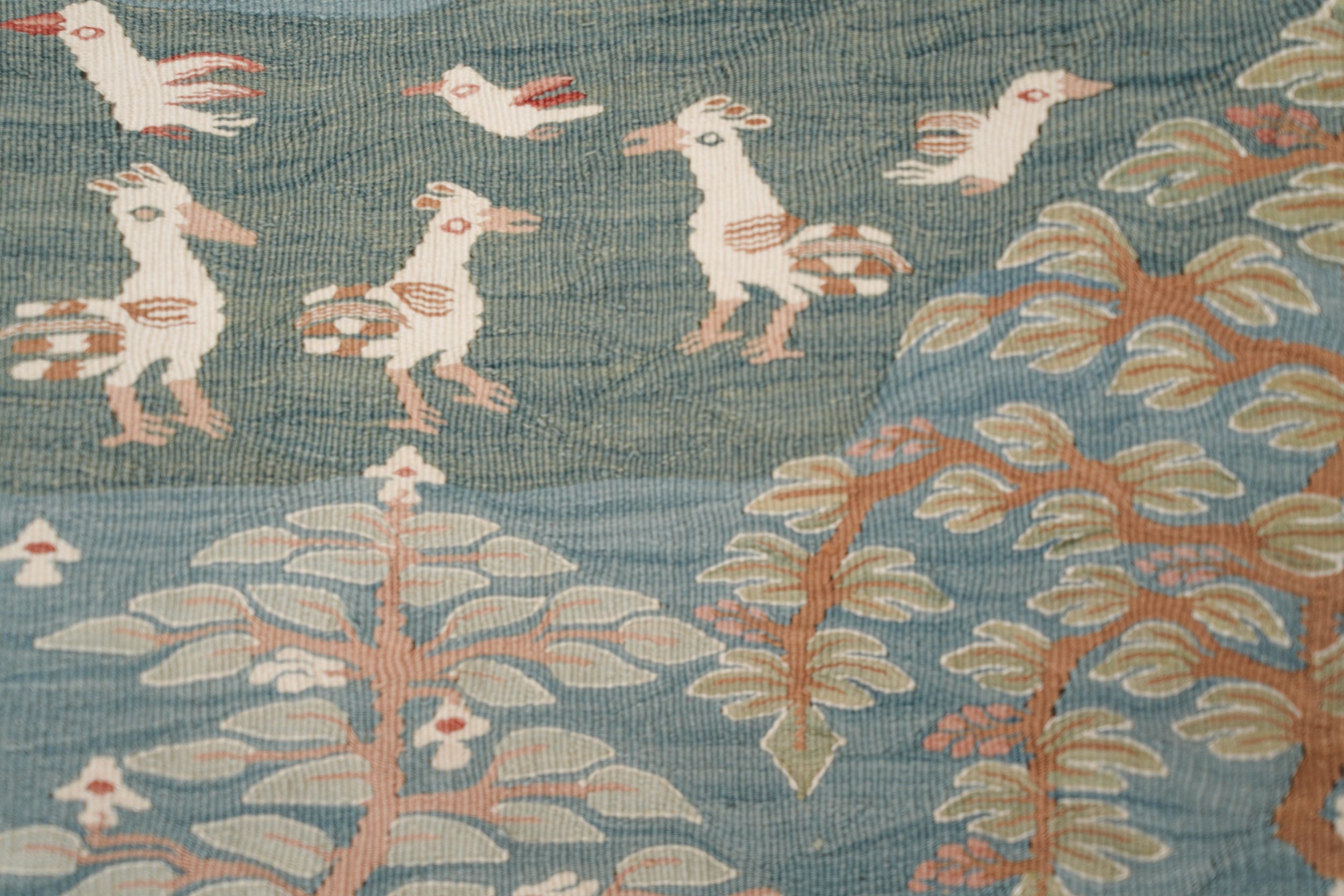 Vintage Egyptian Wissa Wassef Tapestry 1'8" x 1'3"