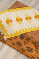 Vintage Scandinavian Decorative Textile 2'3" x 1'