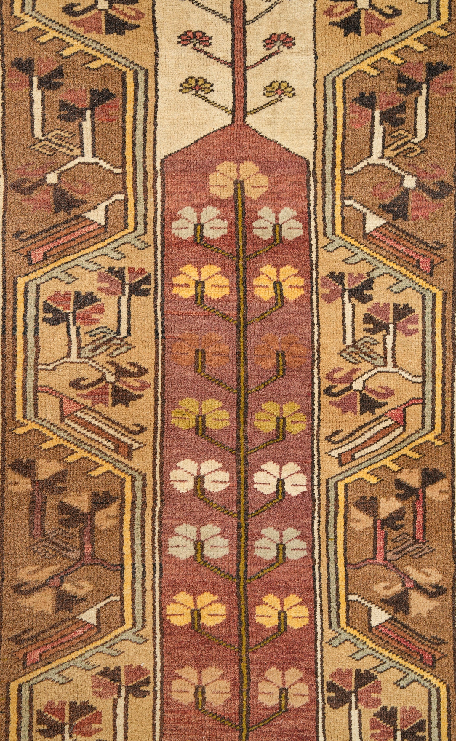 Vintage Turkish Milas Rug 7'1" x 4'1"