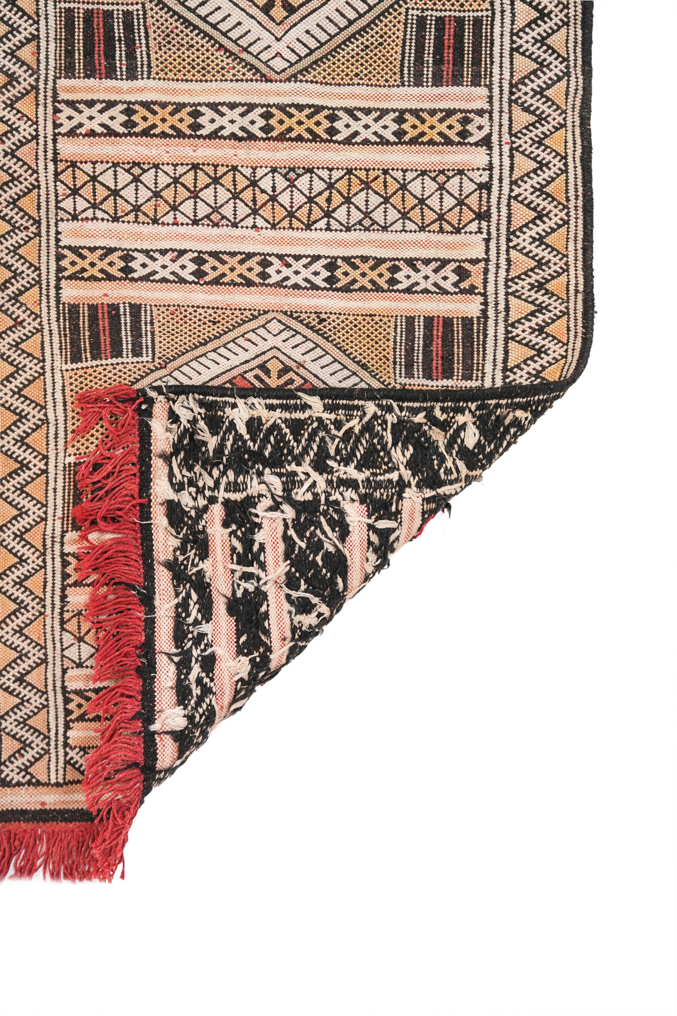 Vintage Moroccan Berber Kilim 3'9" x 1'6"