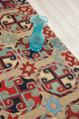 Vintage Turkomen Soumak Kilim runner  8'10" x 2'5"