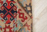 Vintage Turkomen Soumak Kilim runner  8'10" x 2'5"