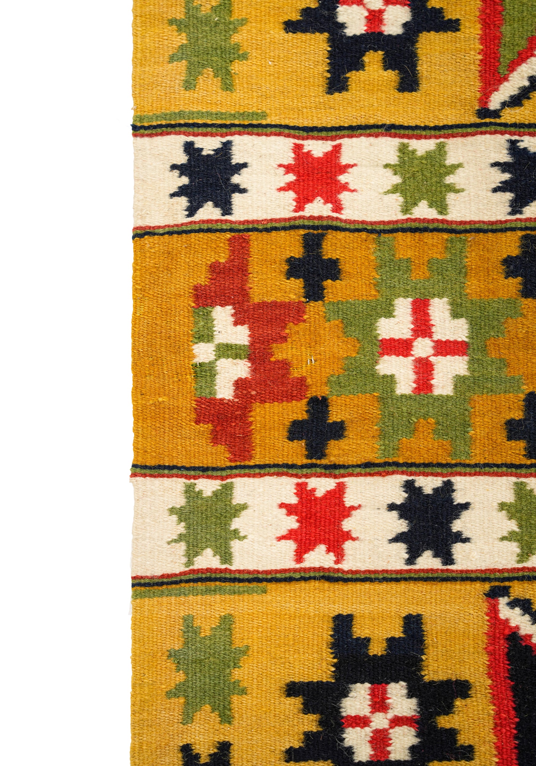 Antique Rollakan Swedish Textile 3'9" x 1'9"