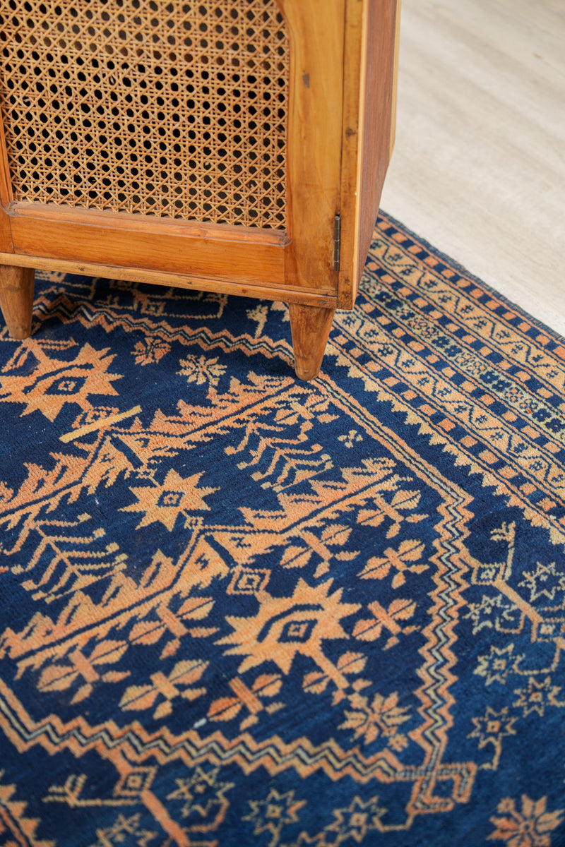 Vintage Anatolian Tribal Rug 4'8" x 3'6"