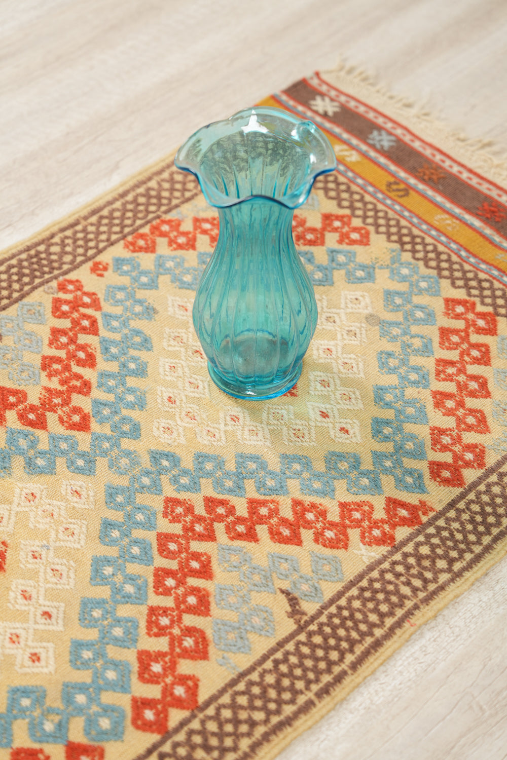 Vintage Turkish Cecim Kilim 3'2" x 2'