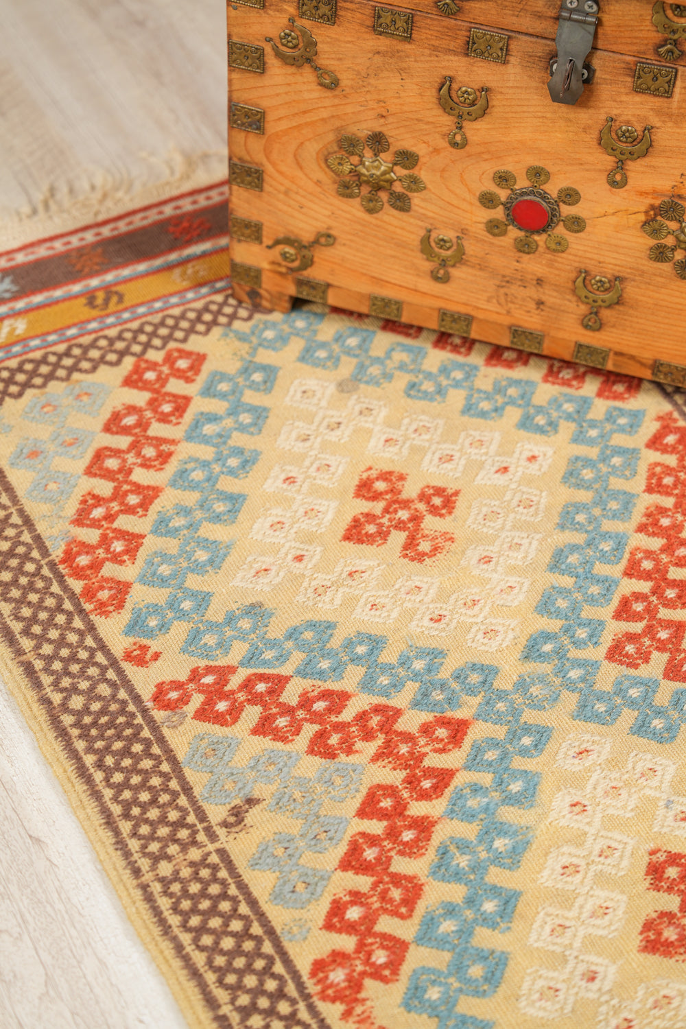 Vintage Turkish Cecim Kilim 3'2" x 2'