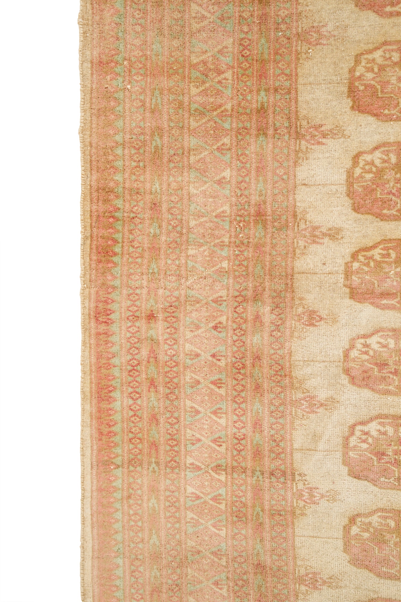 Vintage Kashmiri Bokhara Rug 6' x 4'2"
