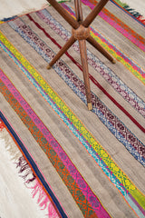 Vintage South American Poncho TEXTILE 5'6" x 3'10"