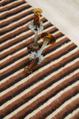 Vintage Turkish mohair rug 4' x 2'8"