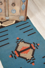 Vintage Scandinavian Textile 3'7" x 1'6"