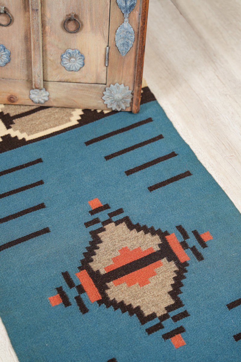 Vintage Scandinavian Textile 3'7" x 1'6"