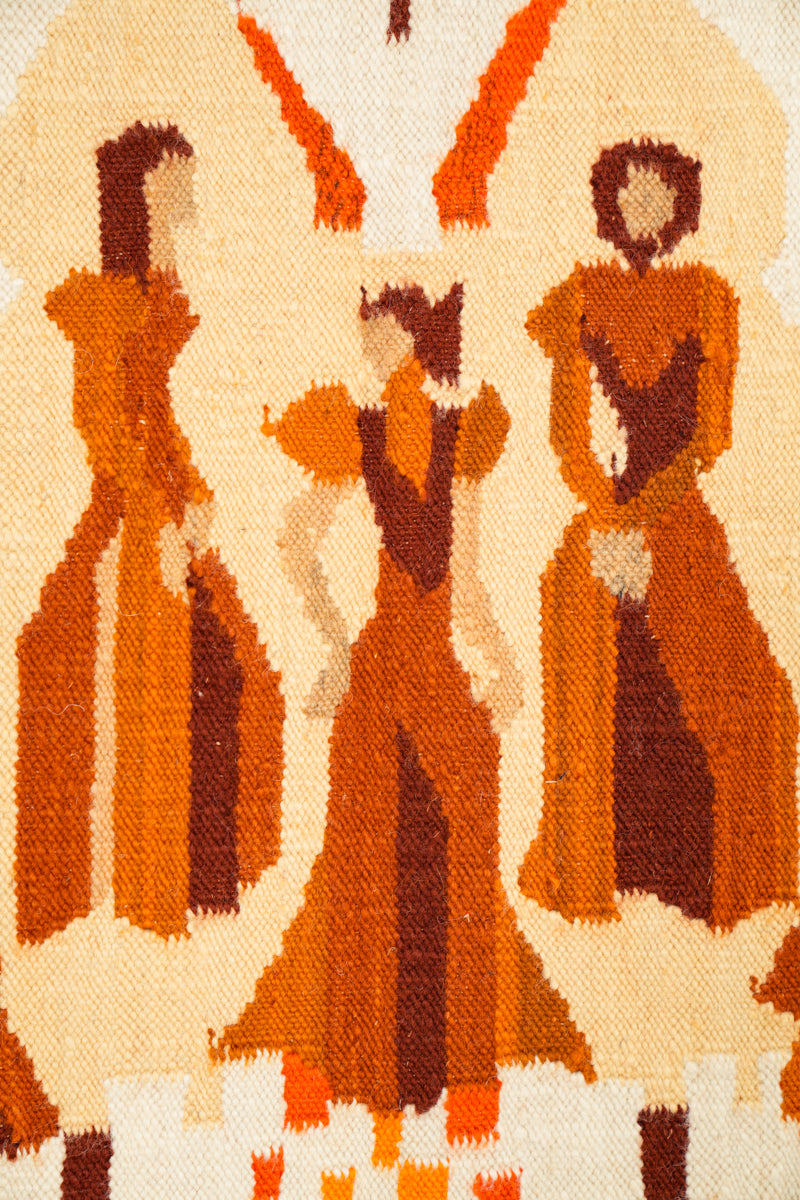 Vintage Polish Tapestry Kilim 2'8" x 2'6"