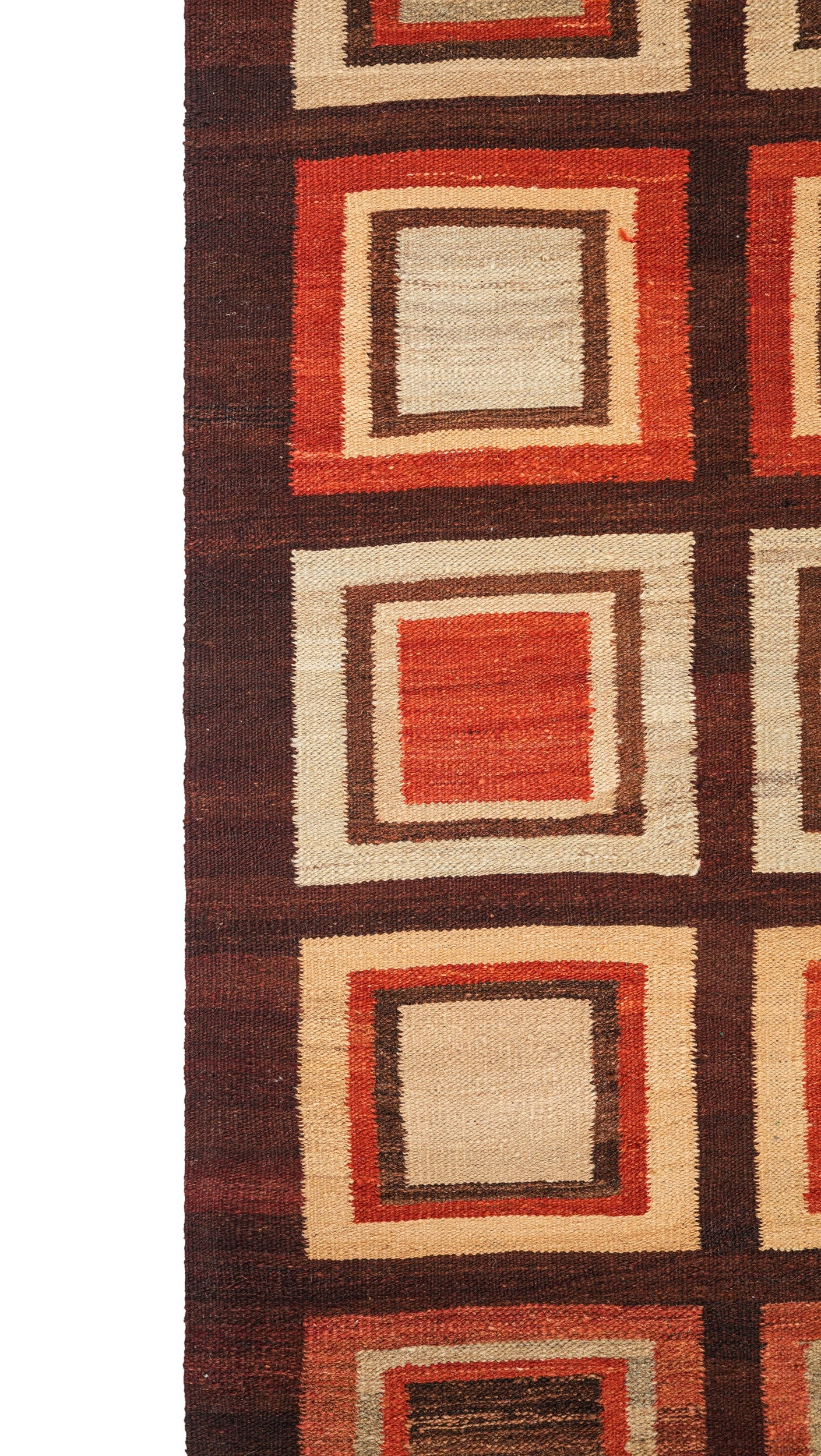 Vintage Afghan Kilim Runner 9'9" x 2'9"