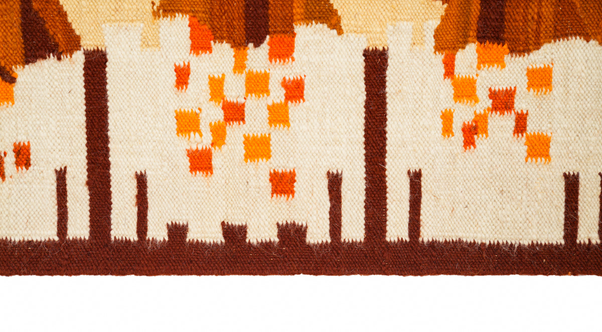 Vintage Polish Tapestry Kilim 2'8" x 2'6"