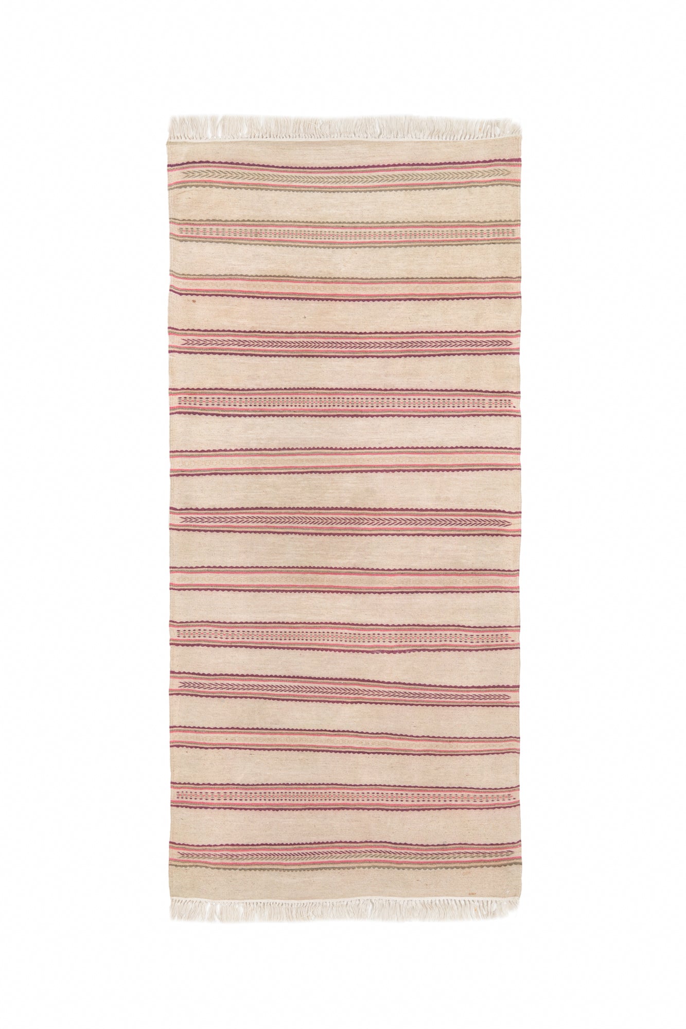 Vintage Moroccan Textile 4'10" X 2'3"