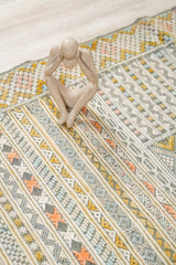 Vintage Moroccan Tribal Kilim 7'6" x 3'9"