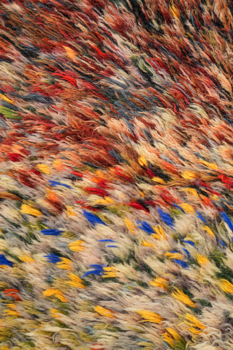 Vintage Scandinavian Rug 3'6" x 1'9"