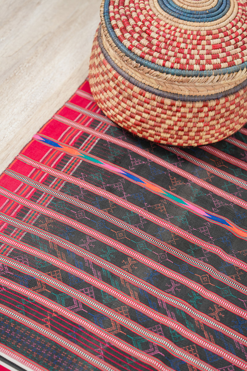 Vintage Rajasthani Tribal Textile 6' x 2'8"