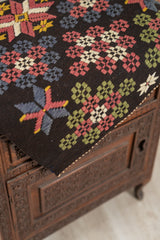 Antique Scandinavian Embroidery Textile 2'2" x 1'8"