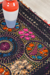 Vintage Sindhi textile embroidery 3'7" x 3'5"