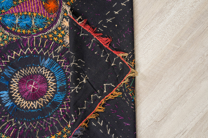 Vintage Sindhi textile embroidery 3'7" x 3'5"