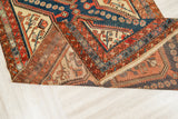 Antique Caucasian Kazak Rug '9 x 4'4"