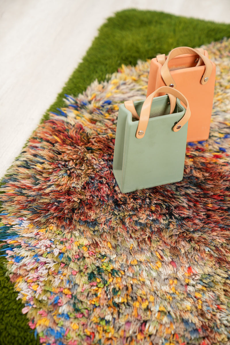 Vintage Scandinavian Rug 3'6" x 1'9"