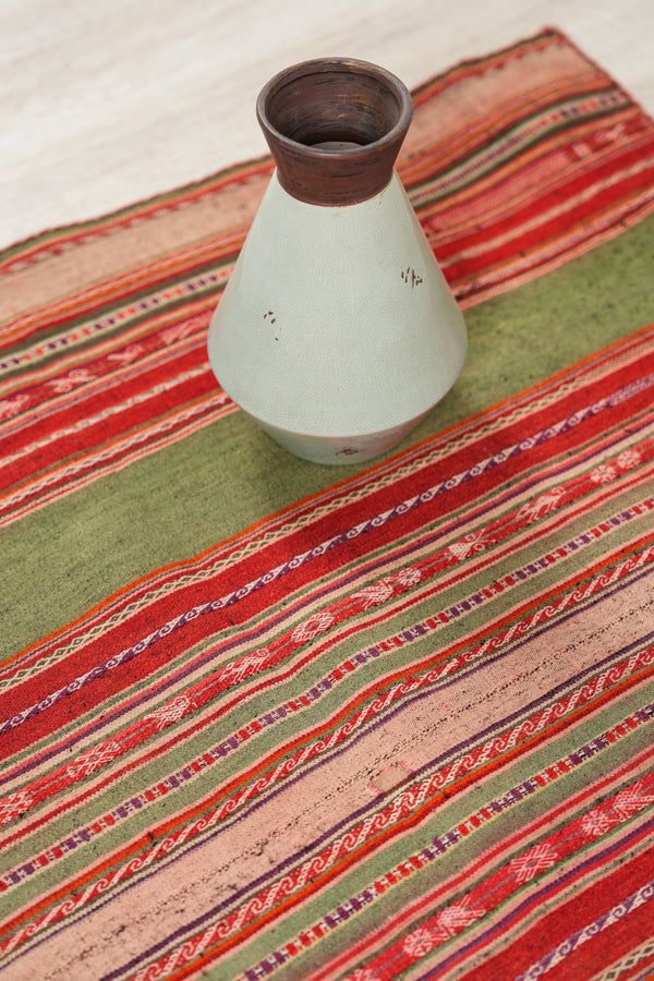 Antique Bolivian Aymara Mantle 3'2" x 3'