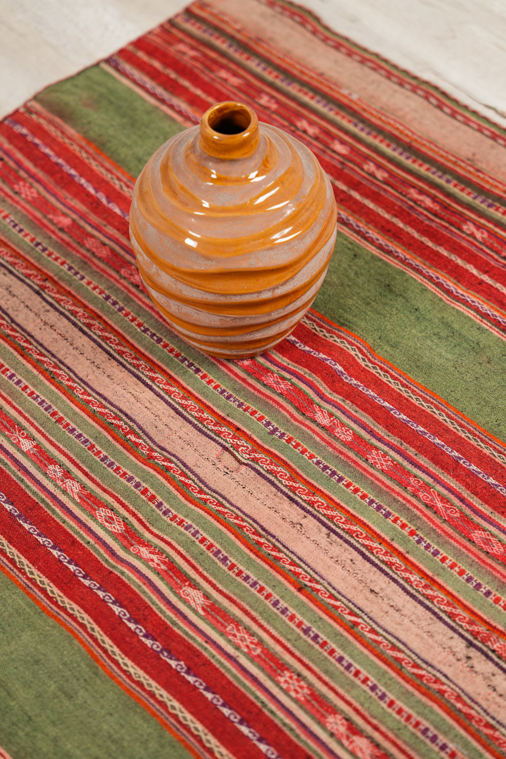 Antique Bolivian Aymara Mantle 3'2" x 3'