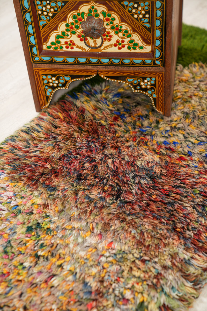 Vintage Scandinavian Rug 3'6" x 1'9"